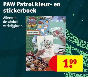 Paw Patrol - PAW Patrol kleur- en stickerboek