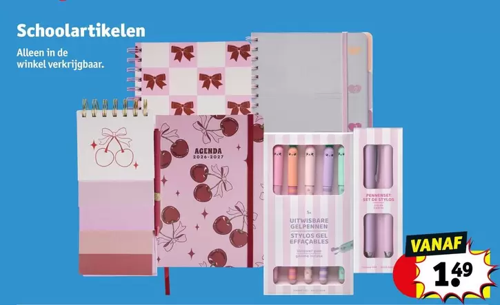 De - Schoolartikelen