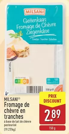 De - Fromage de chèvre en tranches