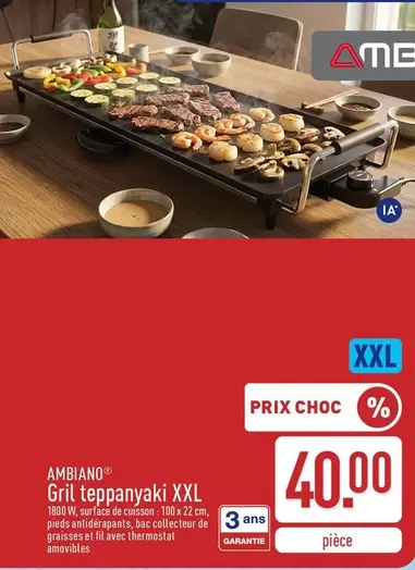 De - Gril teppanyaki XXL