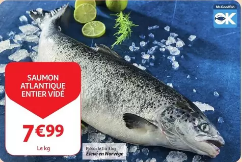 De - SAUMON ATLANTIQUE ENTIER VIDE