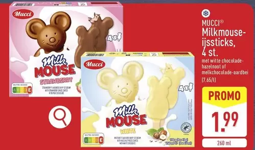 White - Milkmouse-ijssticks