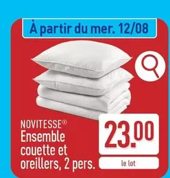 Ensemble couette et oreillers