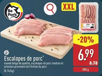 Be - Escalopes de porc