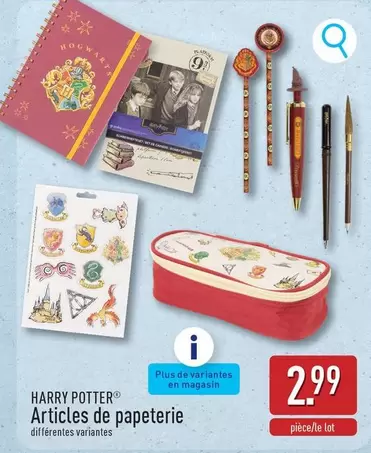 Harry Potter - Articles de papeterie