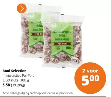 miniworstjes Pur Porc