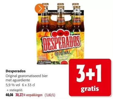 Original gearomatiseerd bier met aguardiente