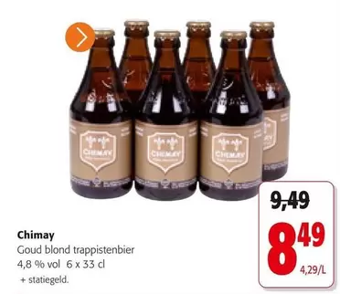 Chimay - Goud blond trappistenbier