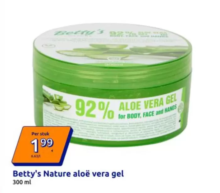 Nature aloë vera gel