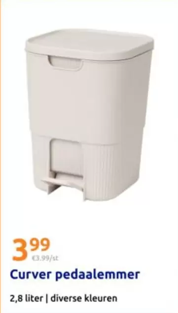 Curver pedaalemmer