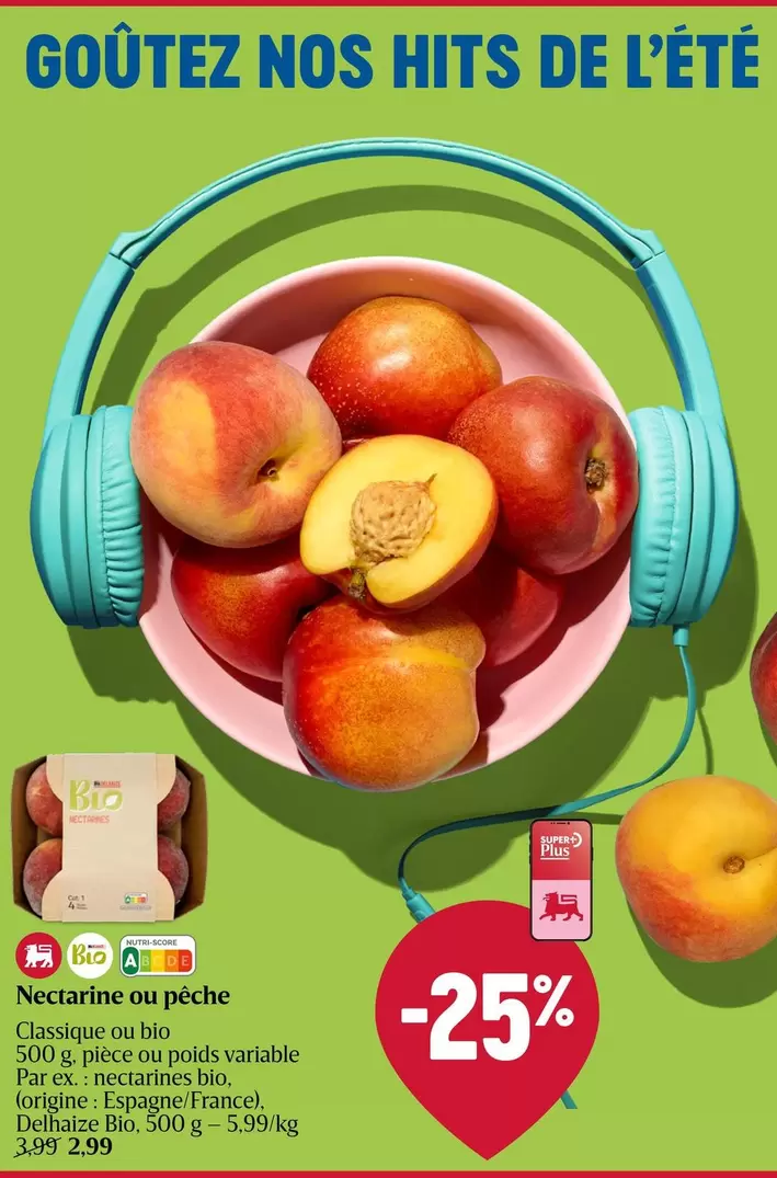 Nos - Nectarine ou pêche