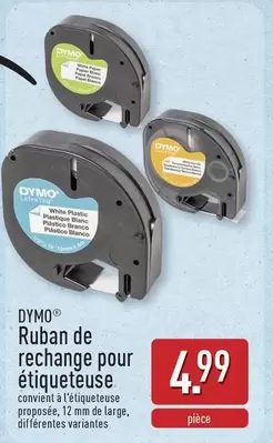 White - Ruban de recharge pour étiqueteuse