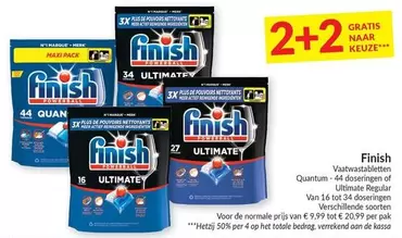 De - Vaatwastabletten Quantum - 44 doseringen of Ultimate Regular