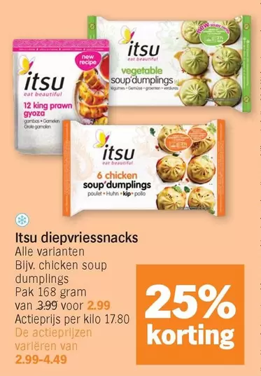 Beautiful - Itsu diepvries snacks