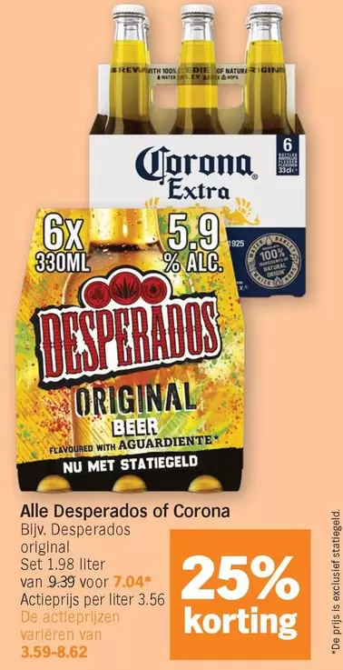 Extra - Desperados or Corona