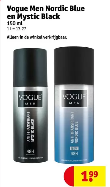 Black - Vogue Men Nordic Blue en Mystic