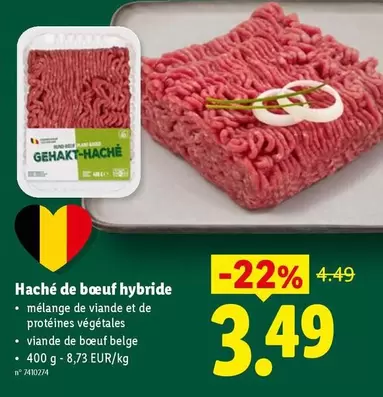 De - Haché de boeuf hybride