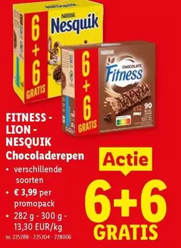 Lion - FITNESS - LION - NESQUIK Chocoladerepen