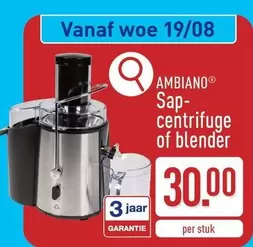 Sap-centrifuge or blender