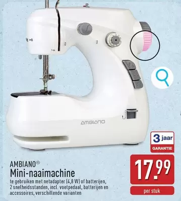 Mini-naaimachine