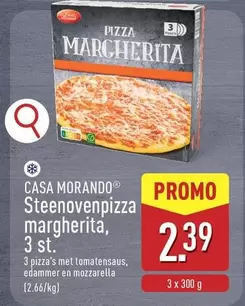 Steenovenpizza margherita