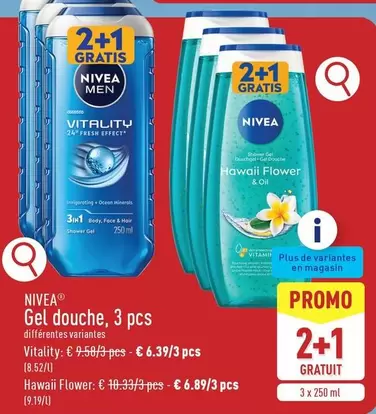 De - Gel douche, 3 pcs