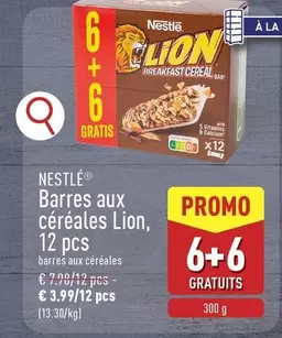 Lion - Barres aux céréales