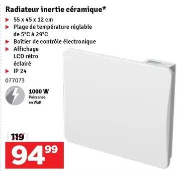 De - Radiateur inertie céramique*