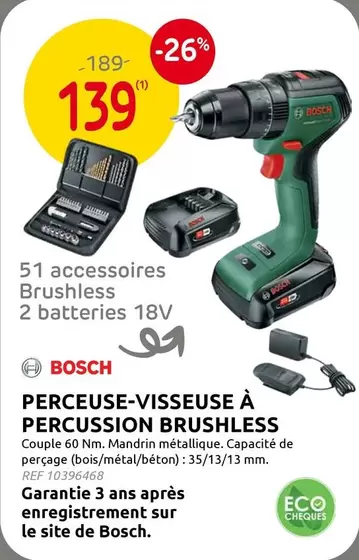 Bosch - PERCEUSE-VISSEUSE À PERCUSSION BRUSHLESS