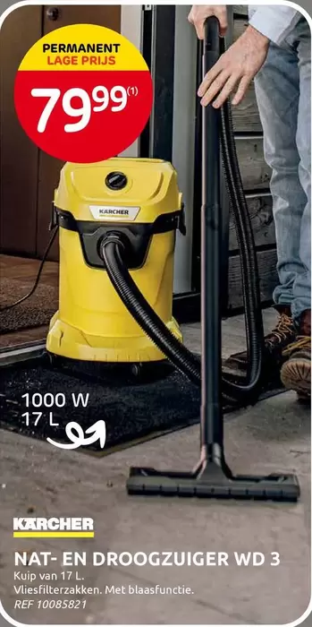 Karcher - NAT- EN DROOGZUIIGER WD 3