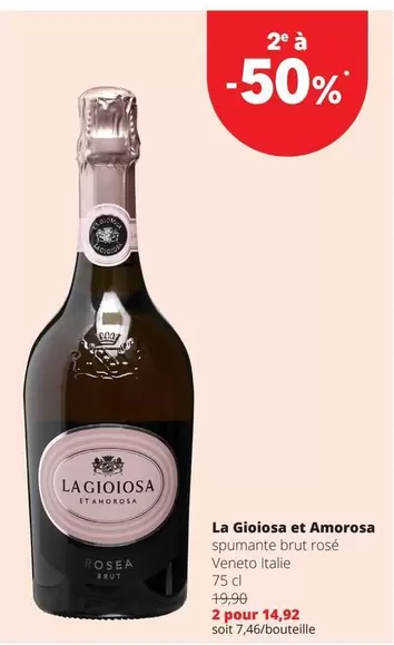 La Gioiosa et Amorosa spumante brut rosé