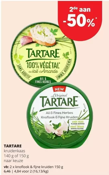Tartare kruidenkaas