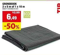 GRONDDOEK 2 x 5 m of 1 x 10 m 866077-078/956372-373