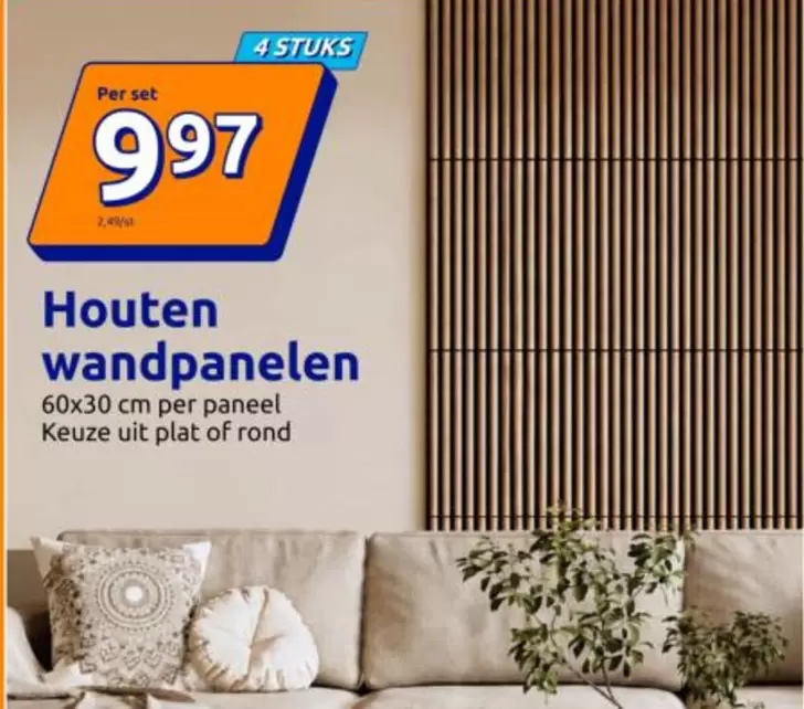 Houten wandpanelen