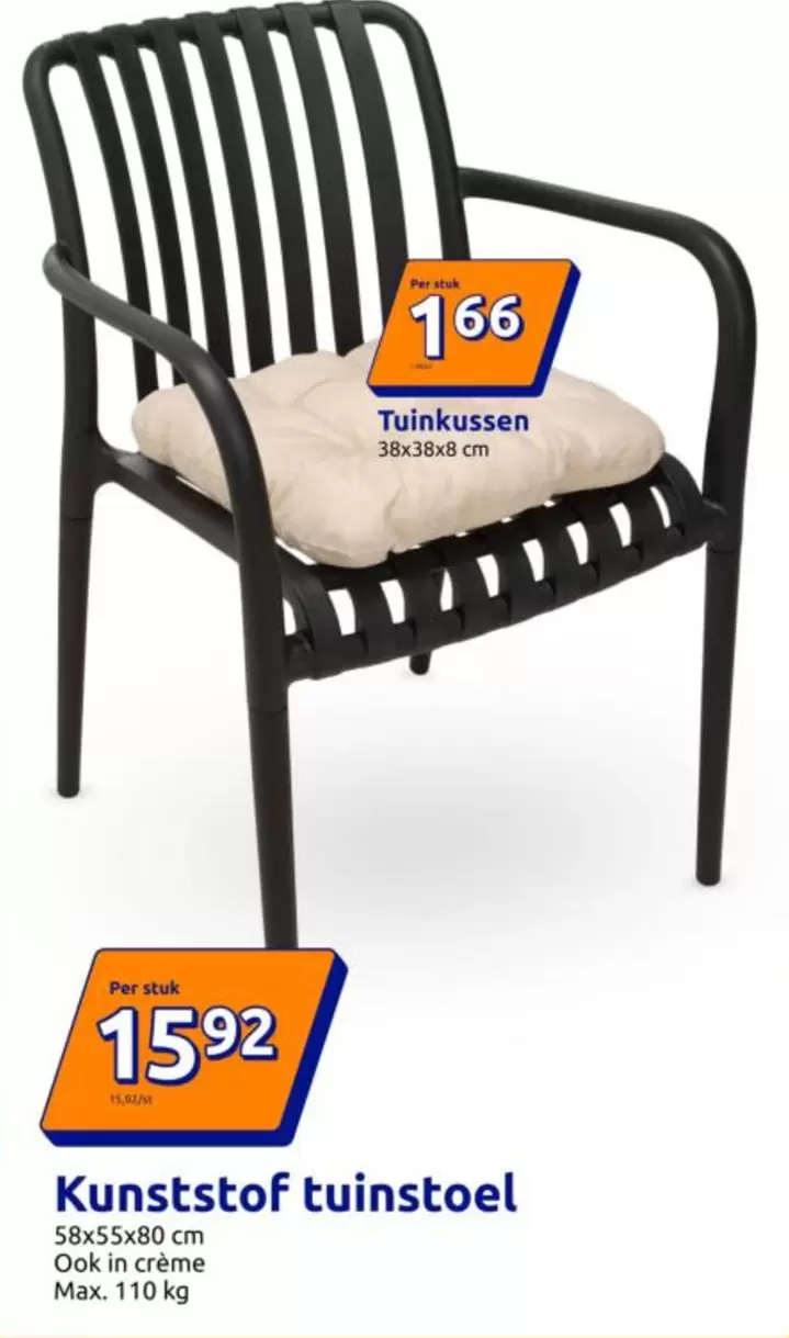 Kunststof tuinstoel