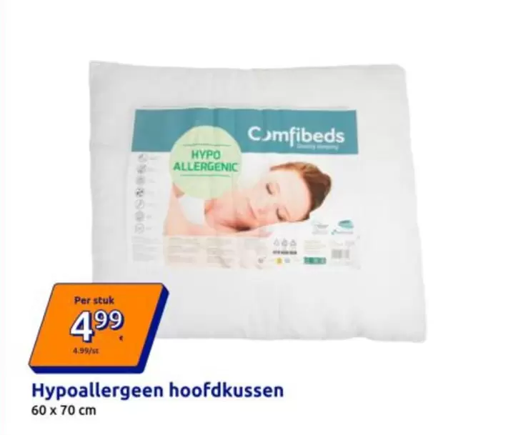 Hypoallergeen hoofdkussen