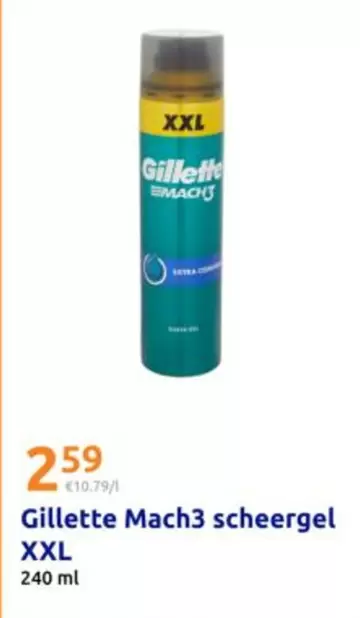 Mach3 scheergel XXL