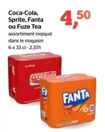 Coca Cola - Coca-Cola, Sprite, Fanta ou Fuze Tea