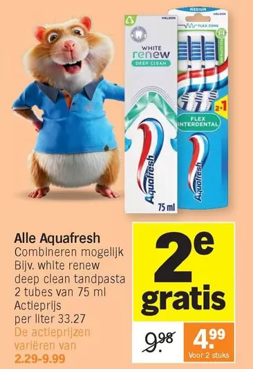 White - Aquafresh white renew deep clean toothpaste
