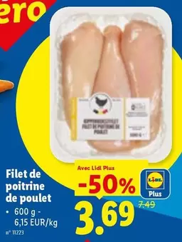 De - Filet de poitrine de poulet