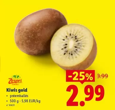 Kiwis gold