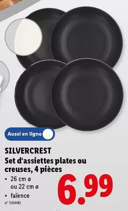 Set of plates, 4 pieces