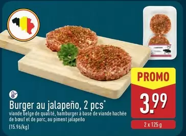 De - Burger au jalapeno