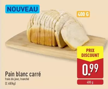 Pain blanc carré