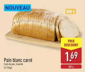 Pain blanc carré