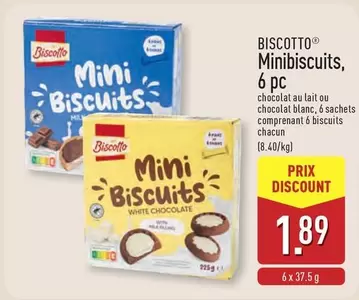 White - Minibiscuits, 6 pc