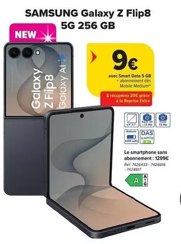 Extra - Galaxy Z Flip8 5G 256 GB