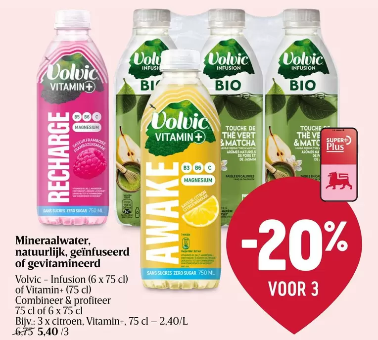 Be - Volvic Recharge & Volvic Infusion
