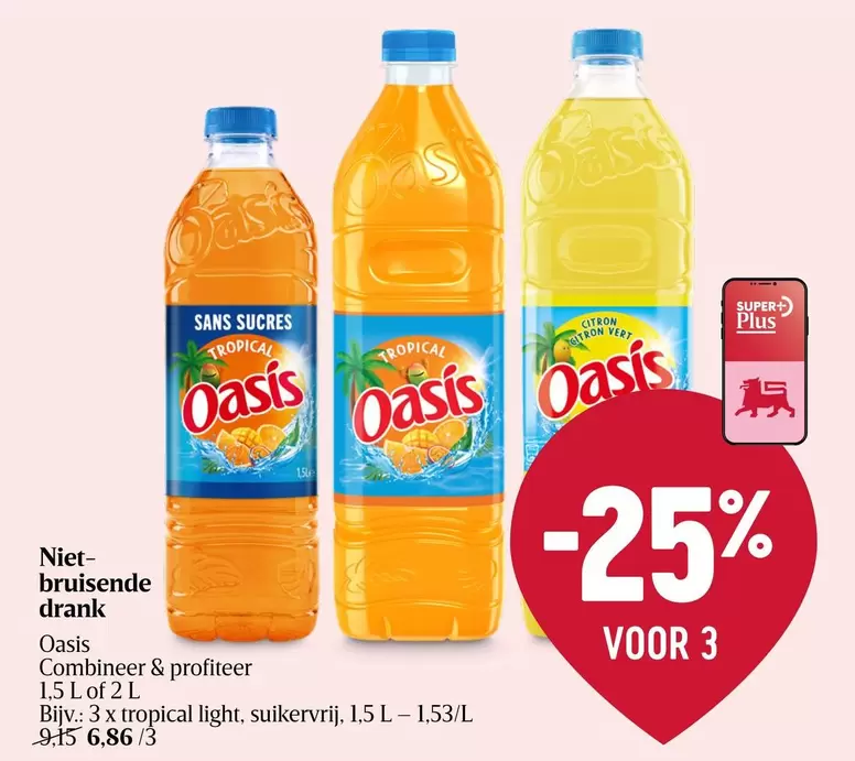 Oasis - Niet-bruisende drank