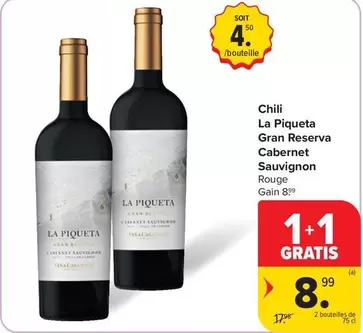 Chili - Gran Reserva Cabernet Sauvignon Rouge